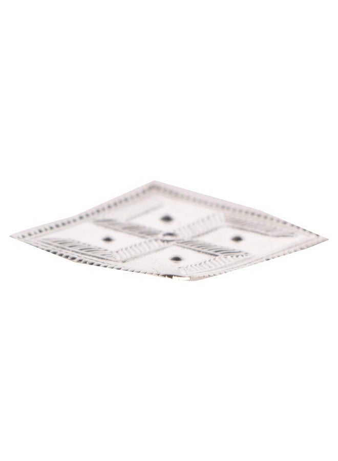 Osasbazaar Pure Silver Swastik for Puja, Temple at Home, Workplace and Gifting - 97%-99% Pure, Silver Color, Set of 4 - Image 2